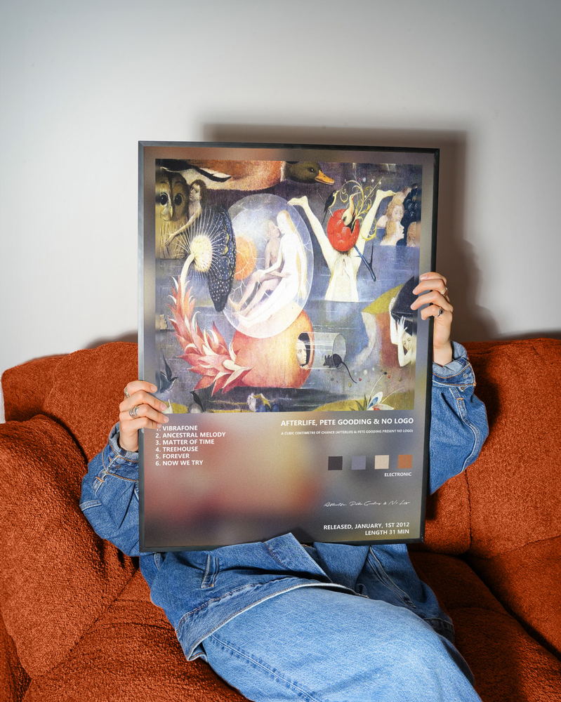 Music poster: Afterlife Pete Gooding No Logo - A Cubic Centimetre of Chance Afterlife Pete Gooding Present No Logo