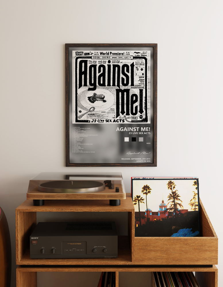 Music poster: Against Me - 23 Live Sex Acts