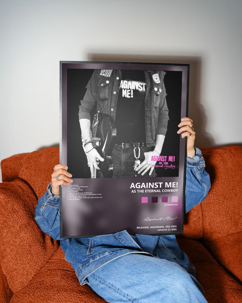 Music poster: Against Me - As the Eternal Cowboy