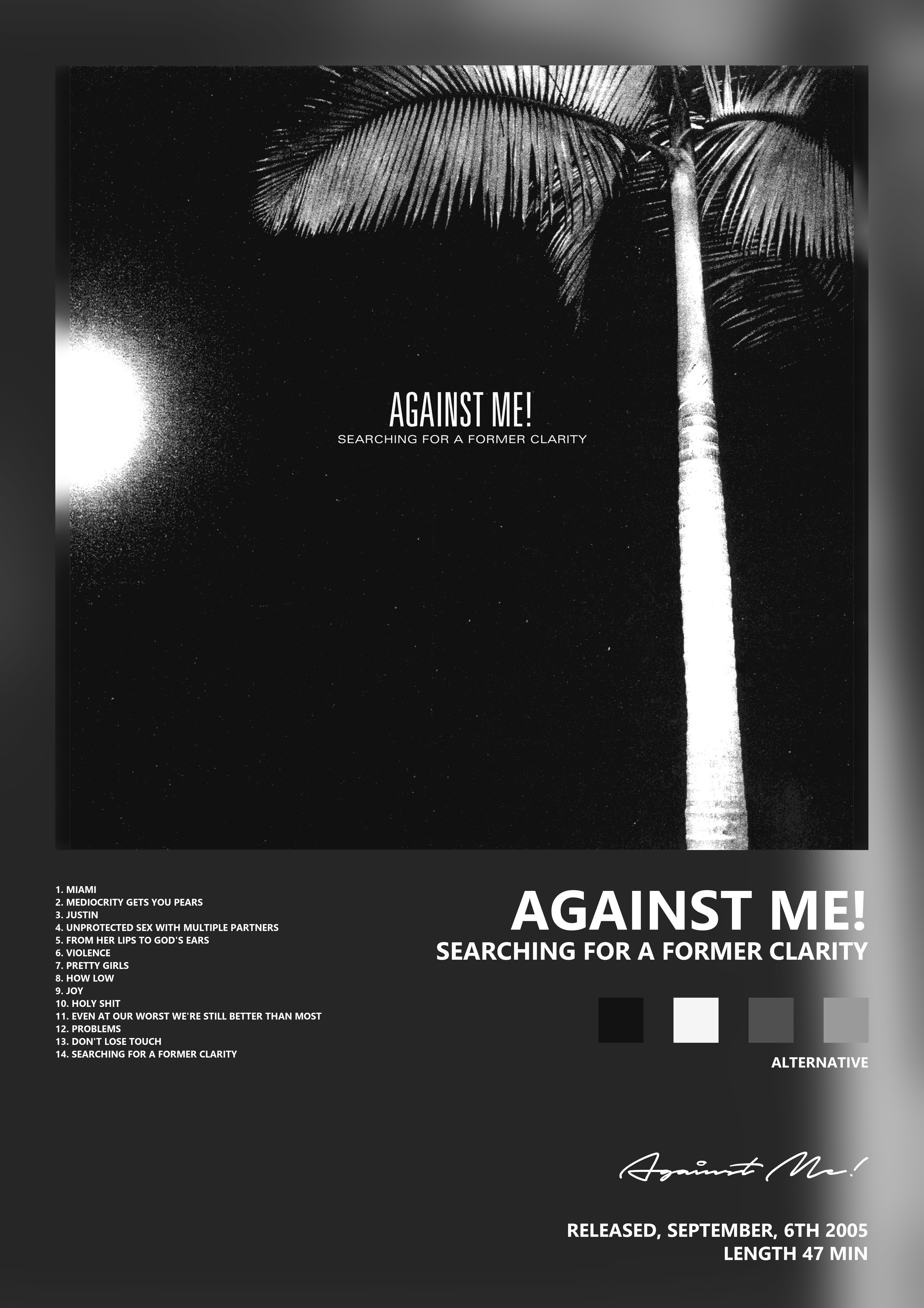 Music poster: Against Me - Searching for a Former Clarity