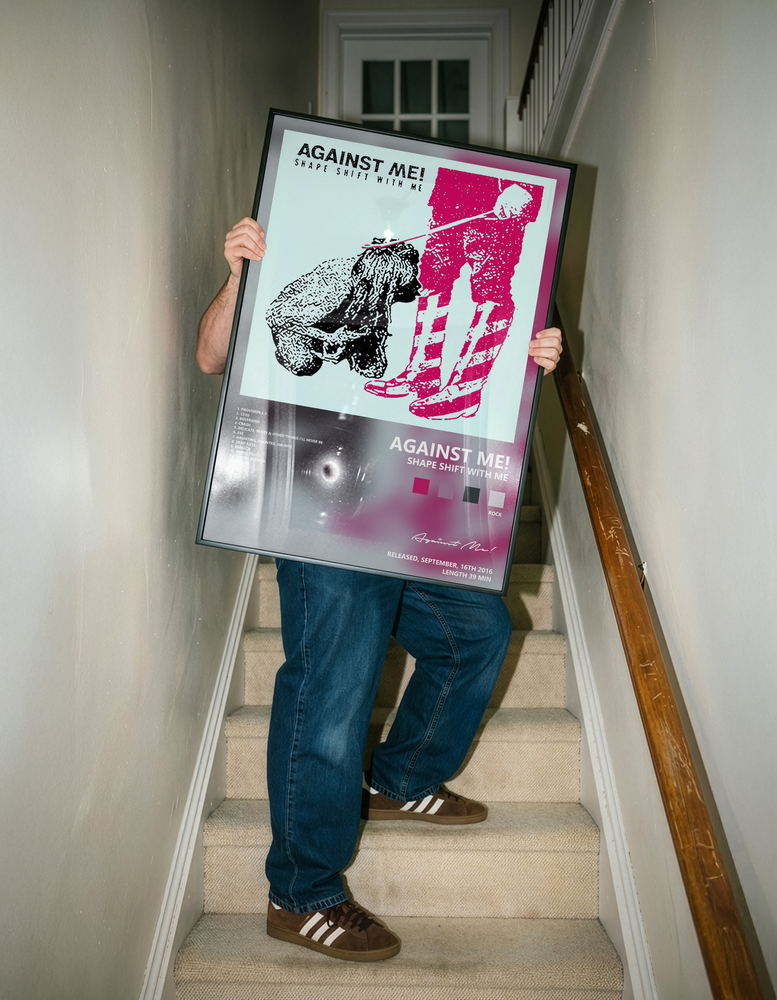 Music poster: Against Me - Shape Shift With Me
