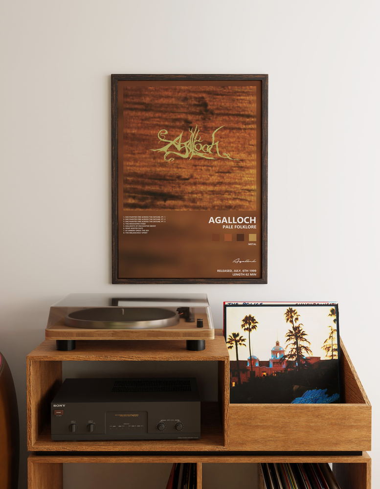 Music poster: Agalloch - Pale Folklore