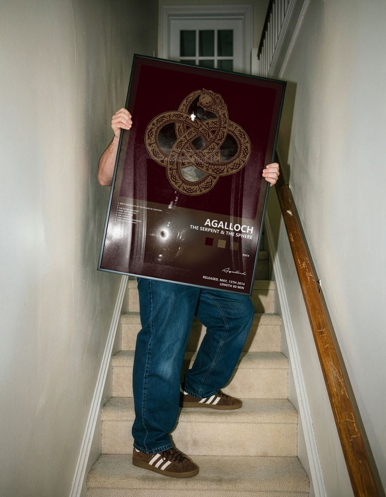 Music poster: Agalloch - The Serpent the Sphere