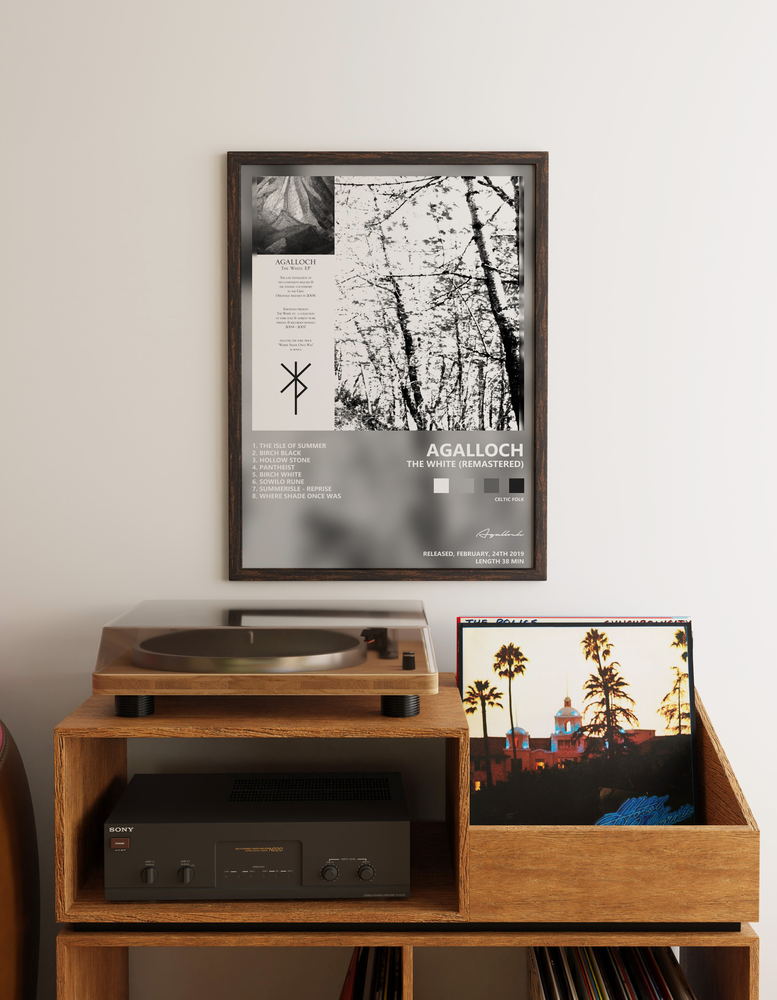 Music poster: Agalloch - The White Remastered