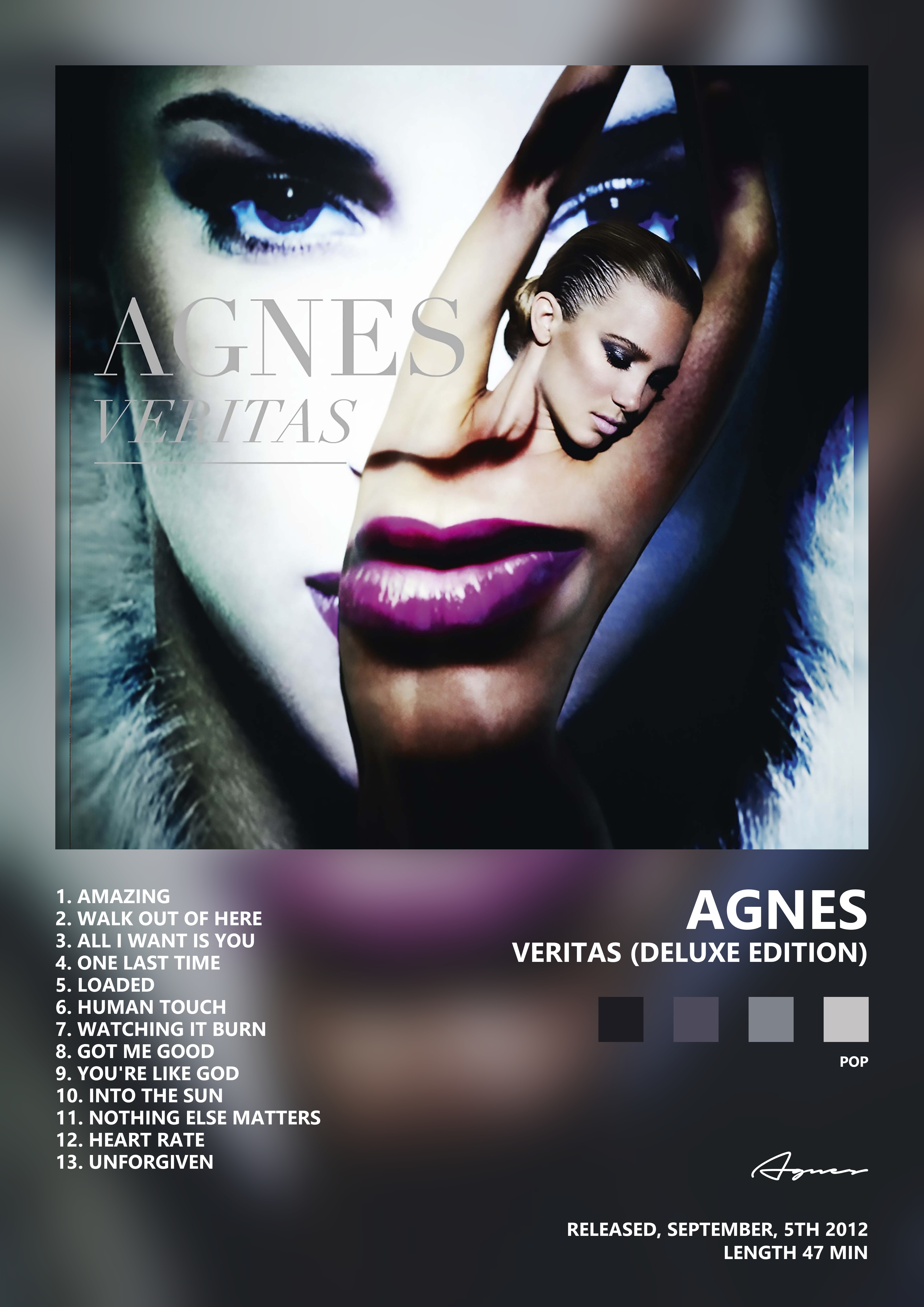 Music poster: Agnes - Veritas Deluxe Edition