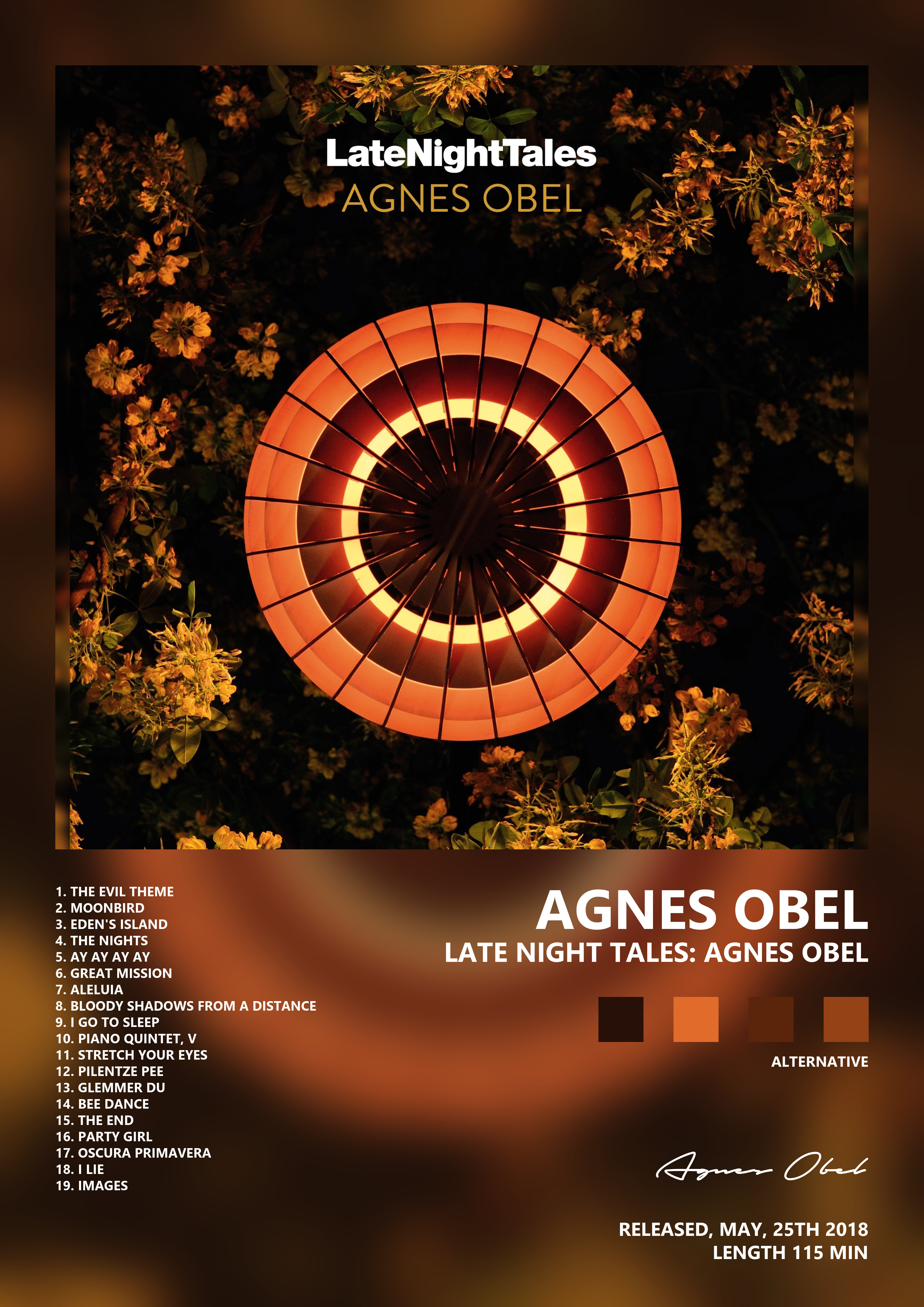 Music poster: Agnes Obel - Late Night Tales Agnes Obel