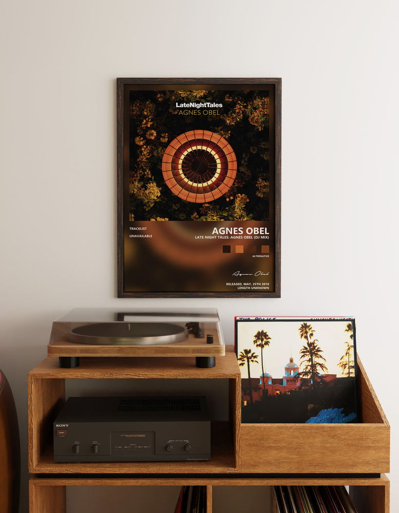 Music poster: Agnes Obel - Late Night Tales Agnes Obel DJ Mix