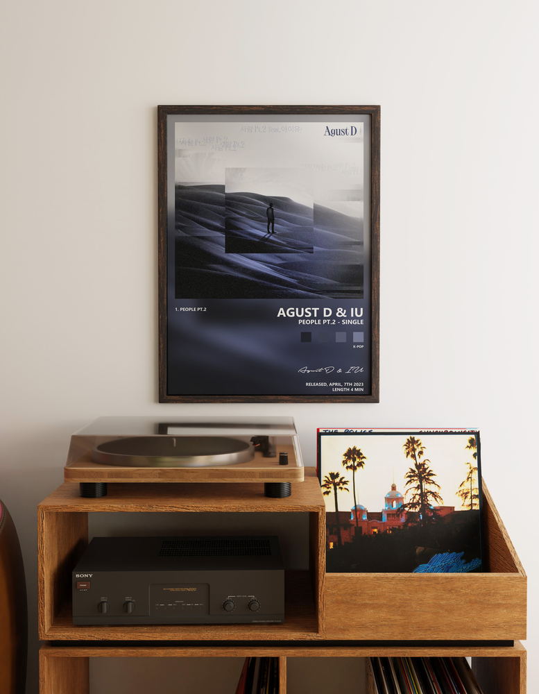 Music poster: Agust D IU - People Pt2 - Single