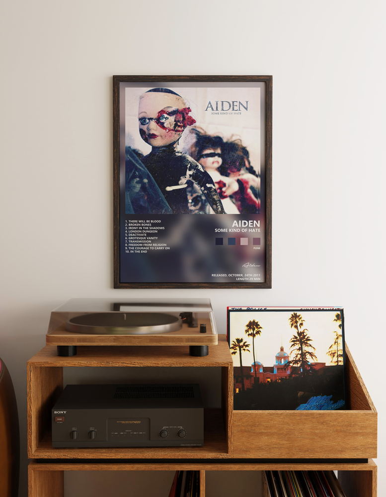 Music poster: Aiden - Some Kind Of Hate