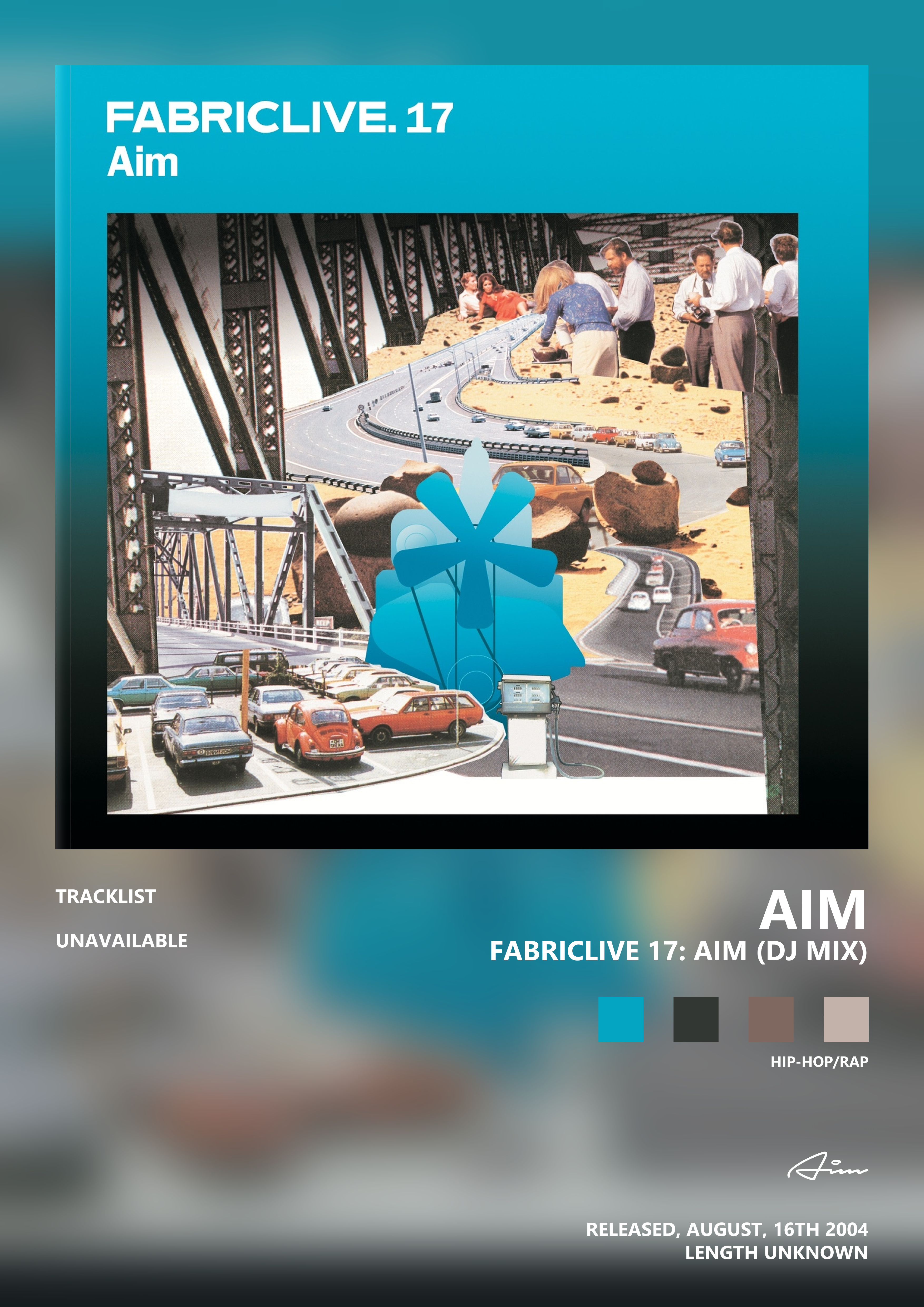 Music poster: Aim - FABRICLIVE 17 Aim DJ Mix