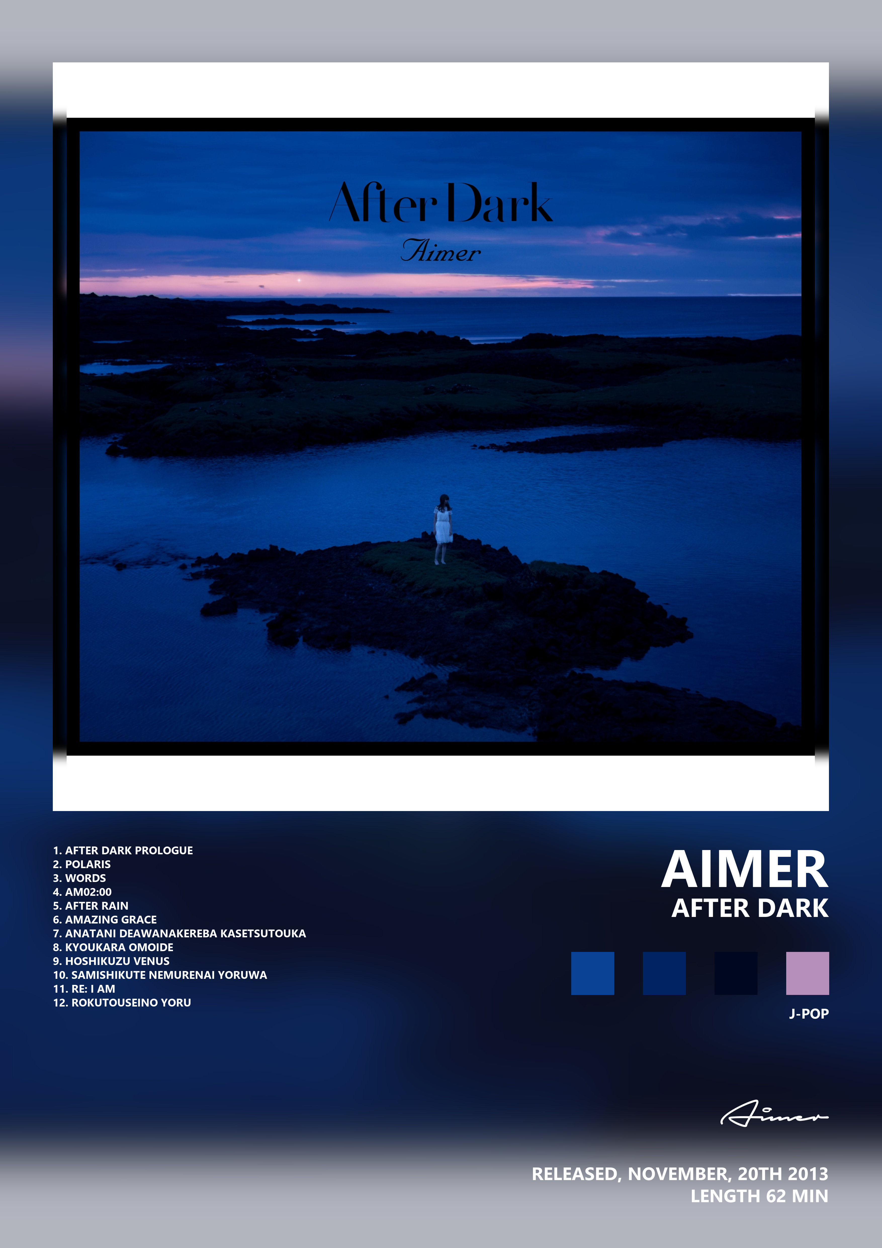 Music poster: Aimer - After Dark