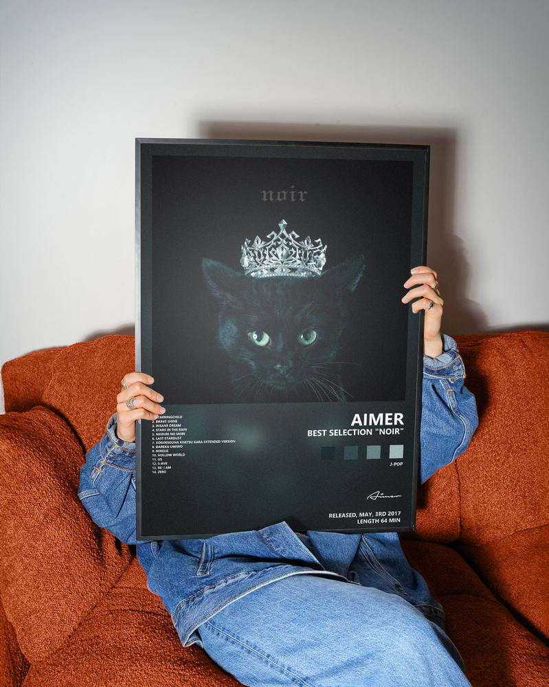Music poster: Aimer - BEST SELECTION noir