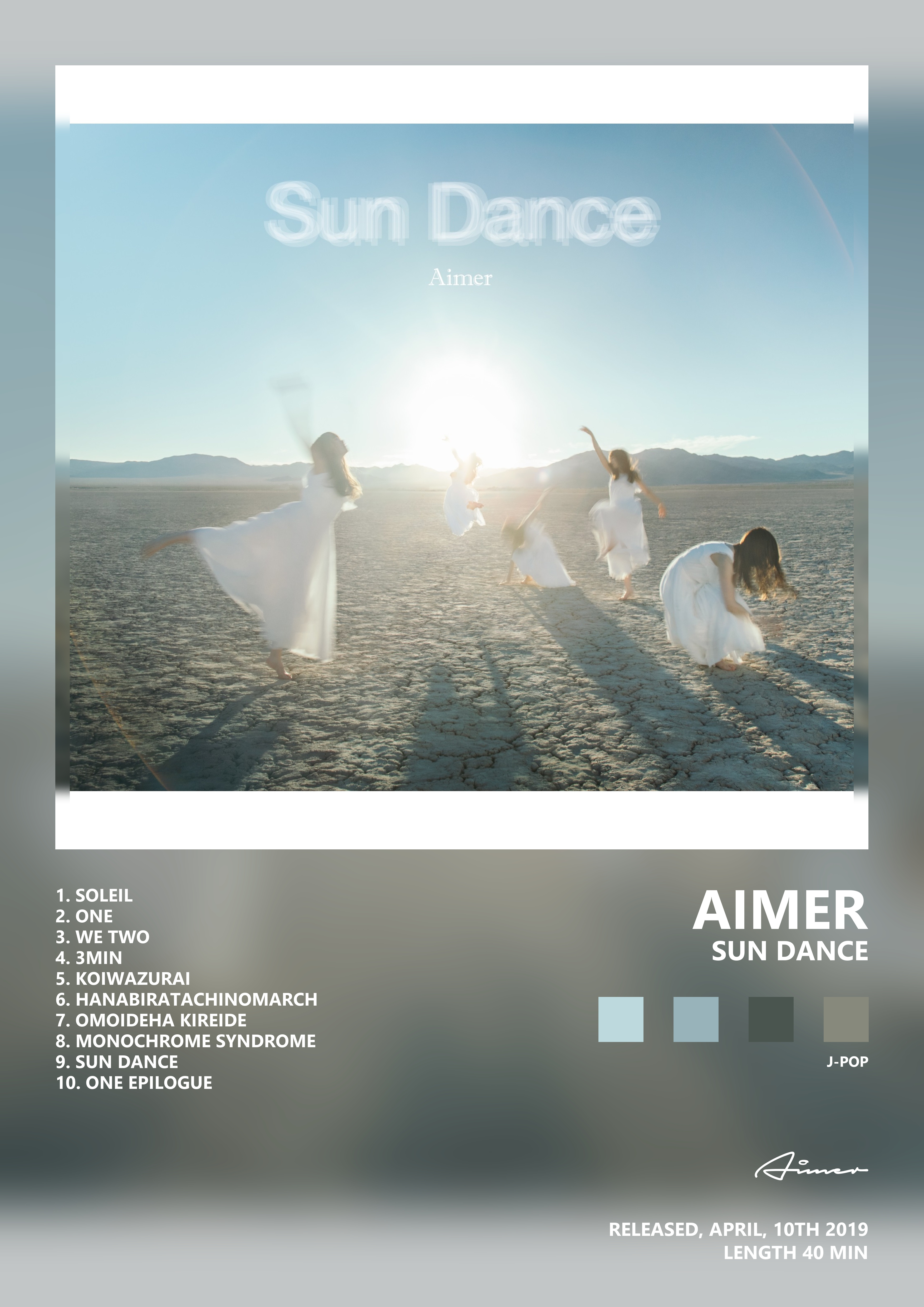 Music poster: Aimer - Sun Dance