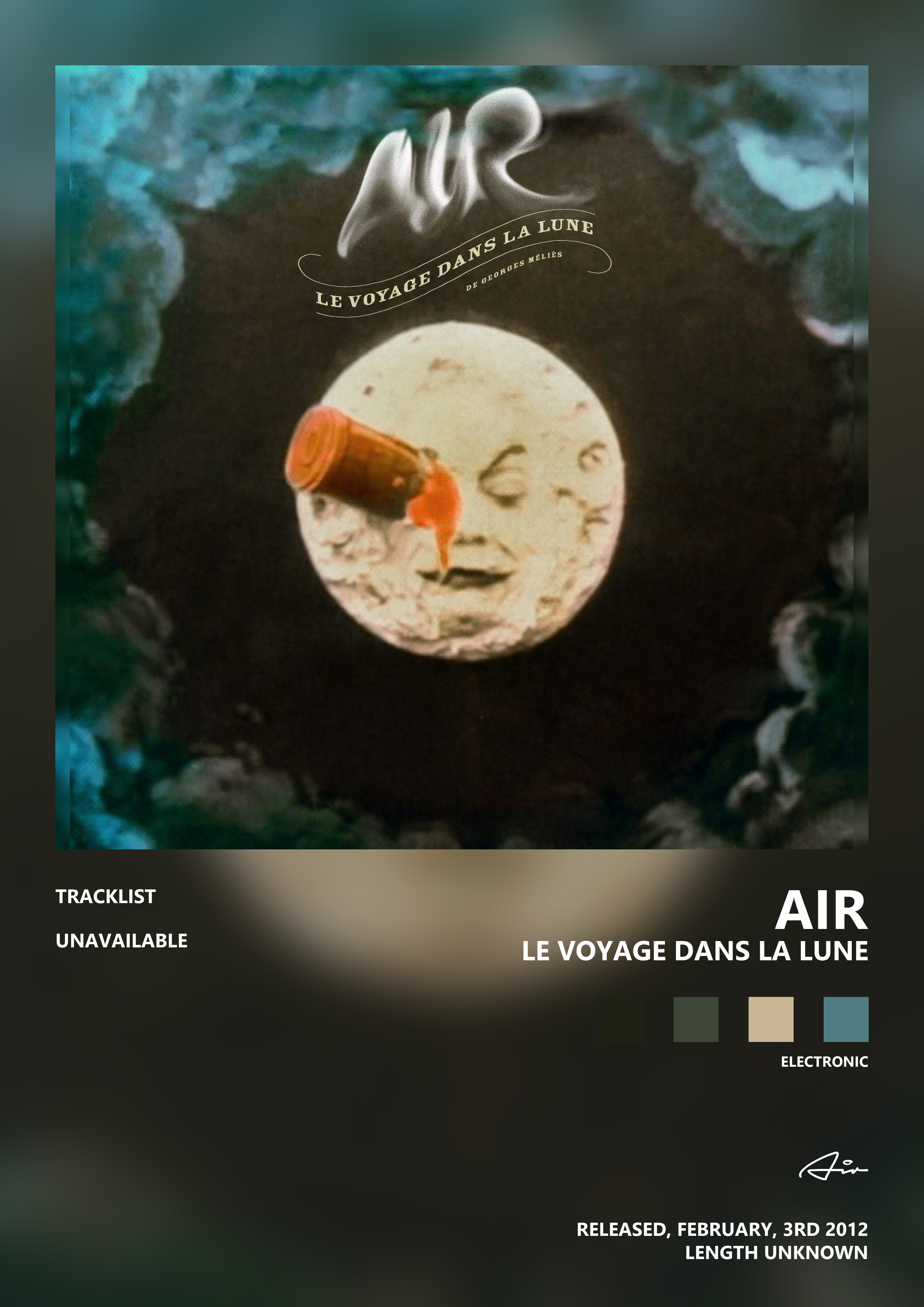 Music poster: Air - Le voyage dans la lune