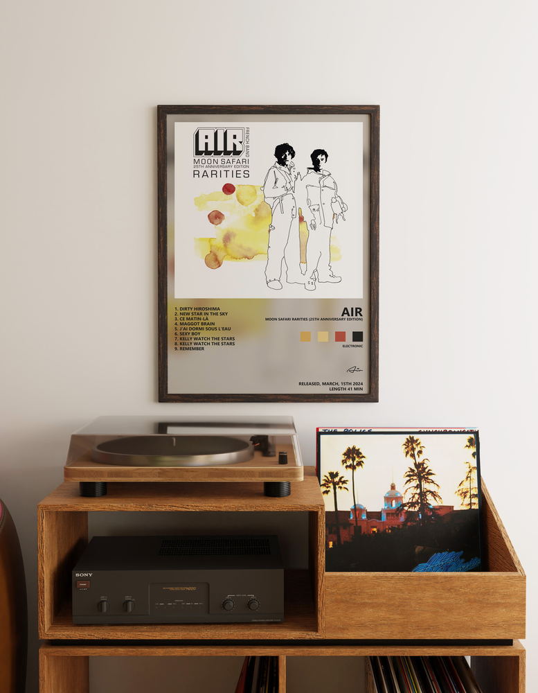Music poster: Air - Moon Safari Rarities 25th Anniversary Edition