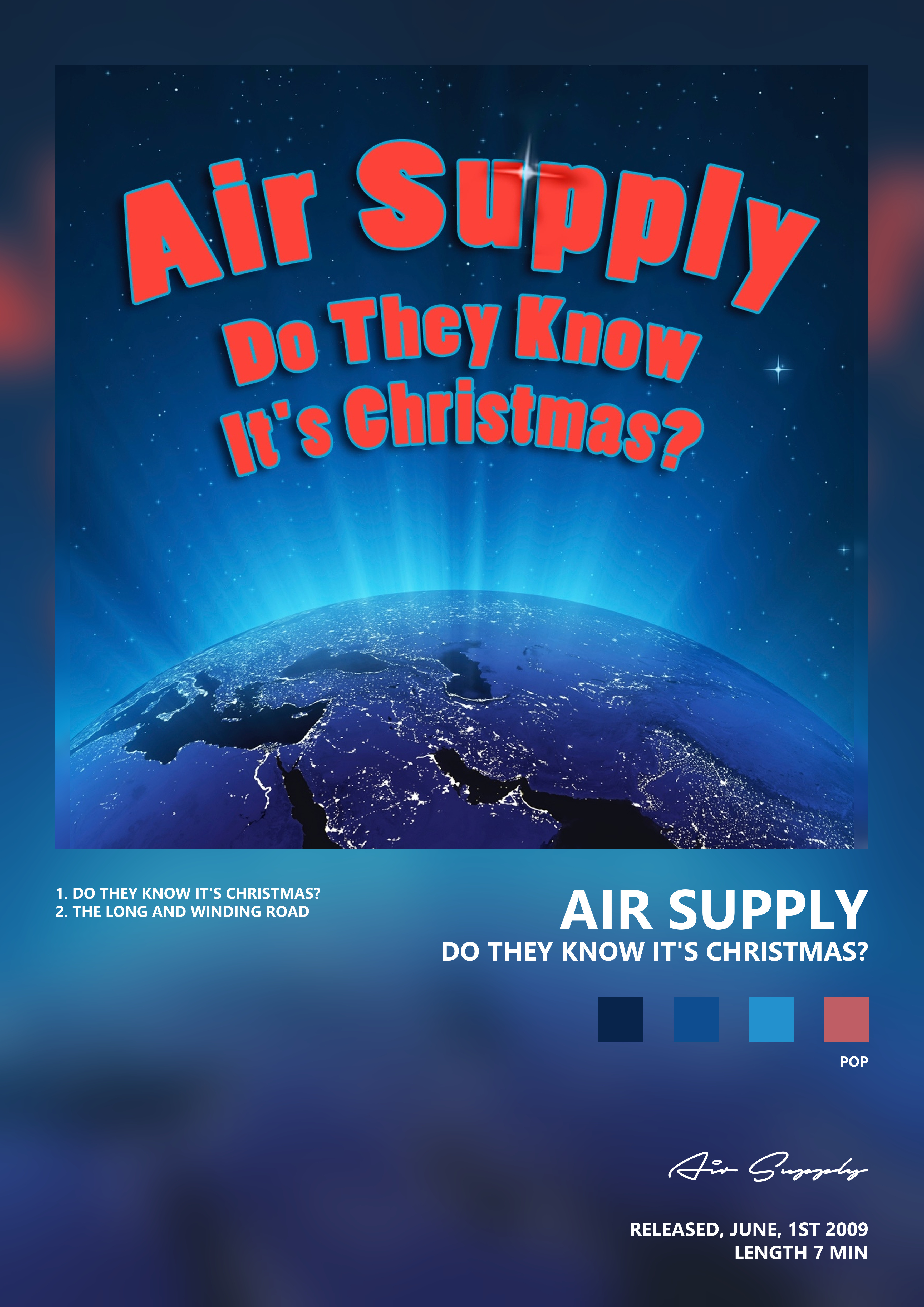 Music poster: Air Supply - Do They Know Its Christmas
