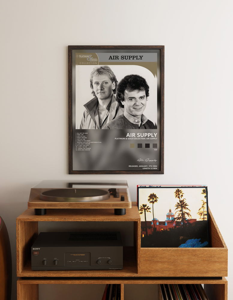 Music poster: Air Supply - Platinum Gold Collection Air Supply
