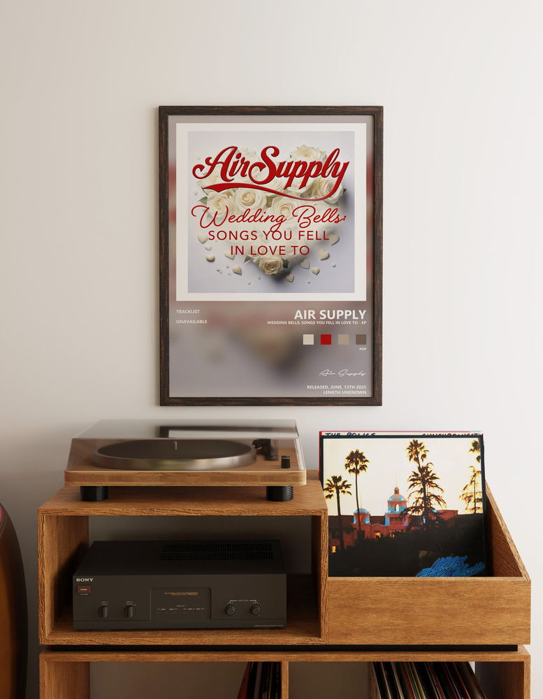 Music poster: Air Supply - Wedding Bells Songs You Fell In Love To - EP