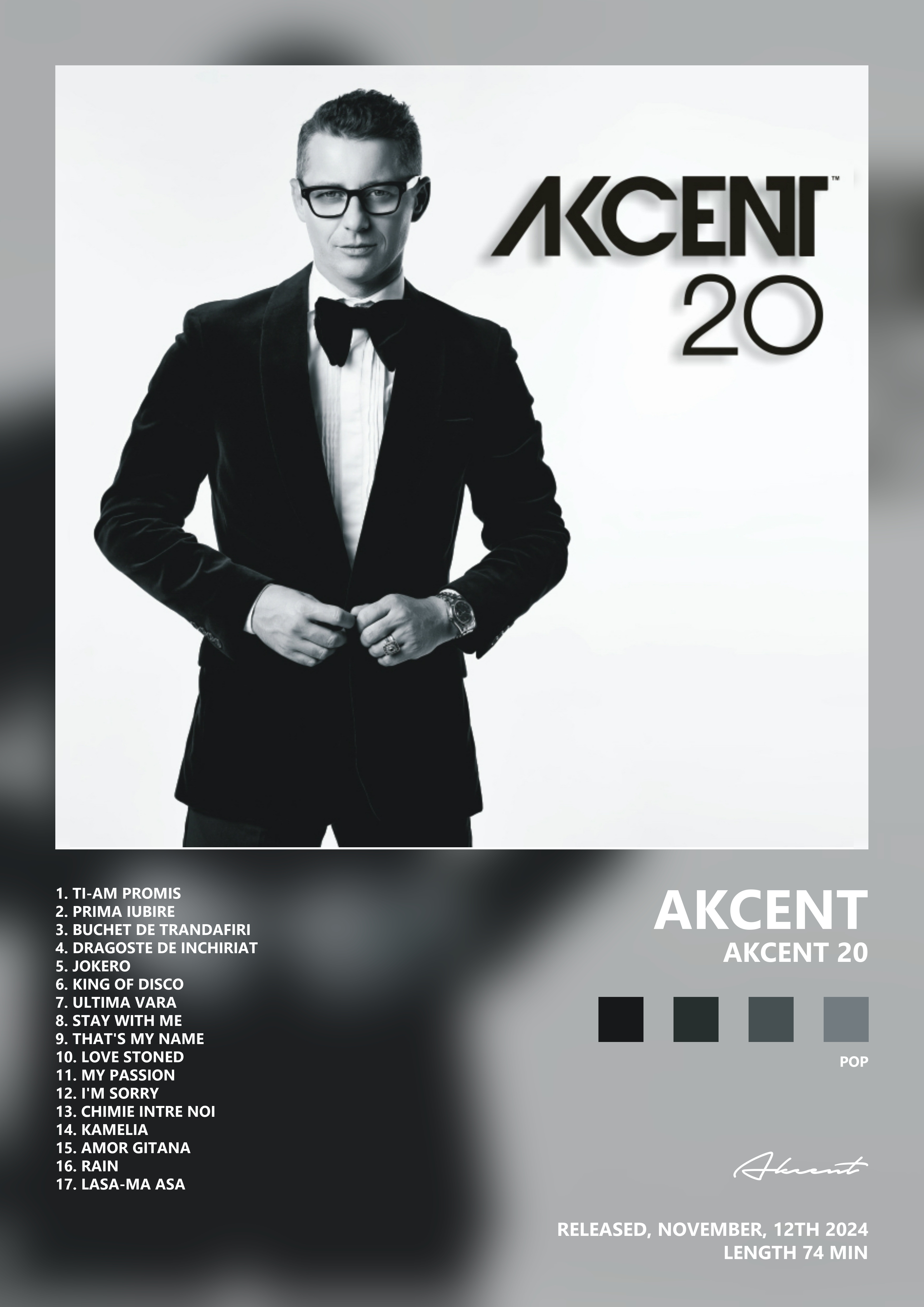 Music poster: Akcent - Akcent 20