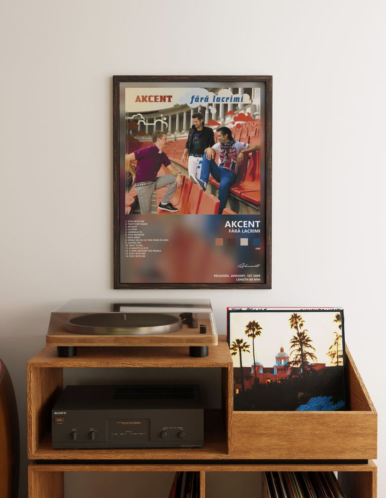 Music poster: Akcent - Fără Lacrimi