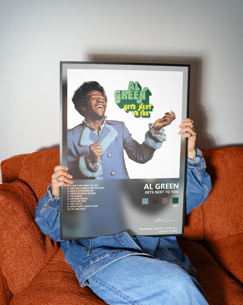 Music poster: Al Green - Gets Next to You