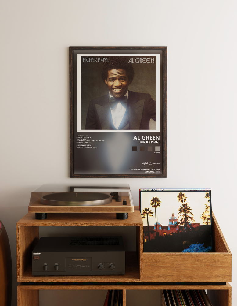 Music poster: Al Green - Higher Plane