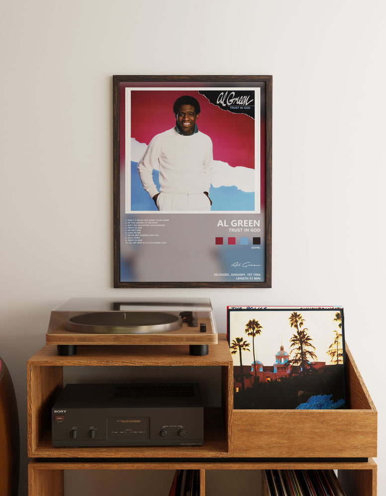 Music poster: Al Green - Trust in God