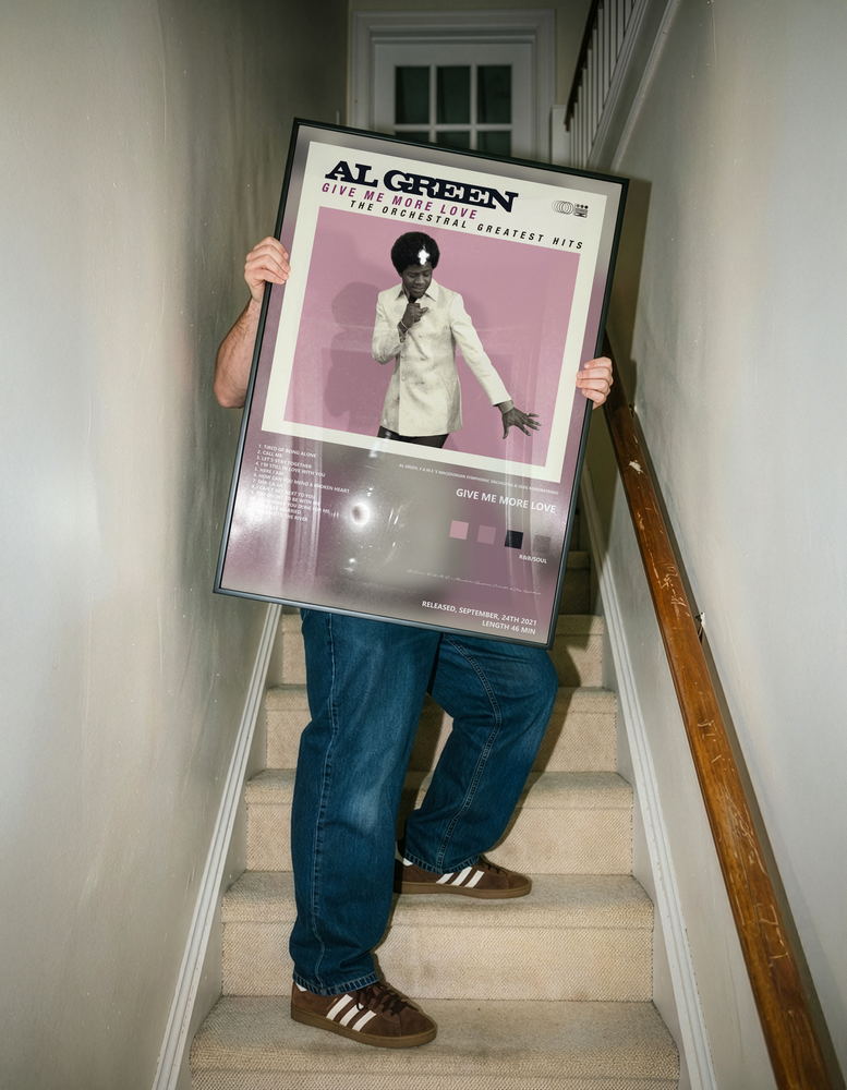 Music poster: Al Green FAMEs Macedonian Symphonic Orchestra Oleg Kondratenko - Give Me More Love