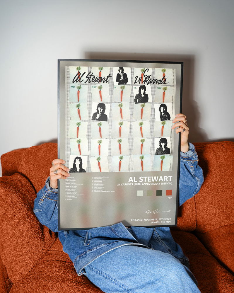 Music poster: Al Stewart - 24 Carrots 40th Anniversary Edition
