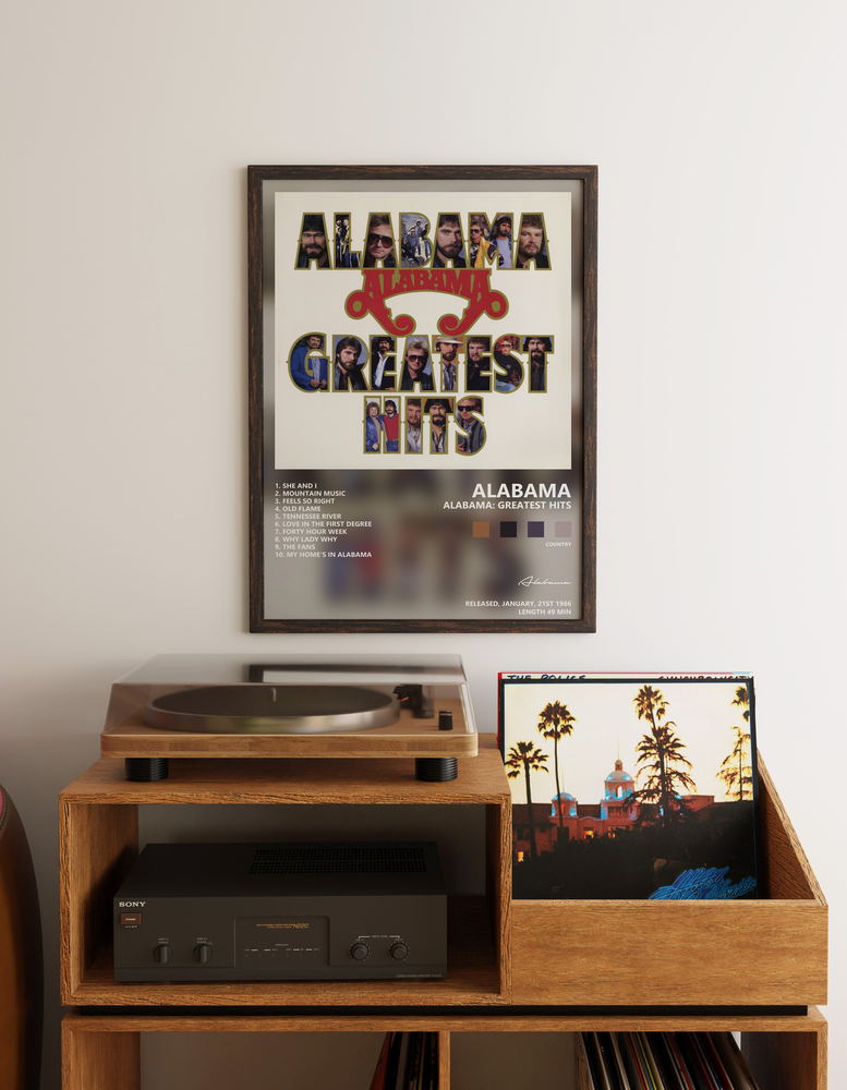Music poster: Alabama - Alabama Greatest Hits