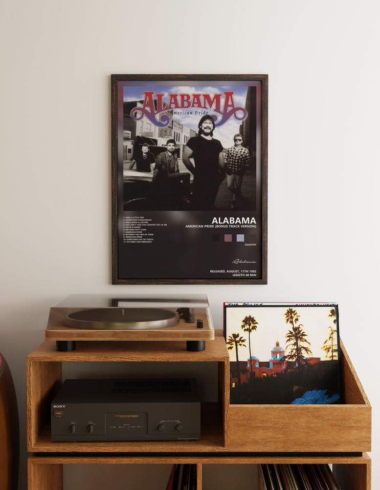 Music poster: Alabama - American Pride Bonus Track Version