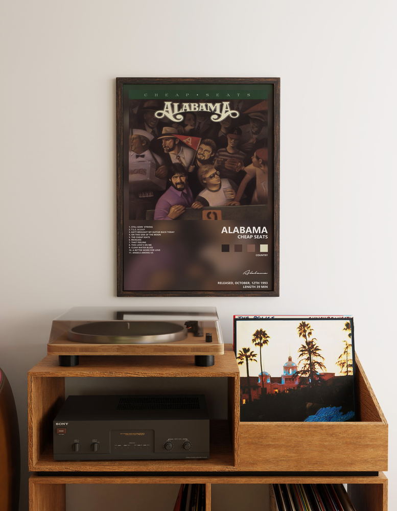Music poster: Alabama - Cheap Seats
