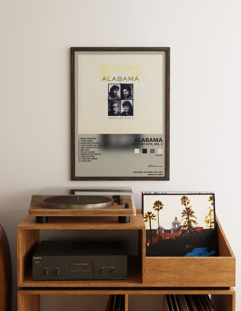 Music poster: Alabama - Greatest Hits Vol 2