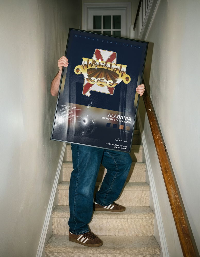 Music poster: Alabama - My Homes In Alabama