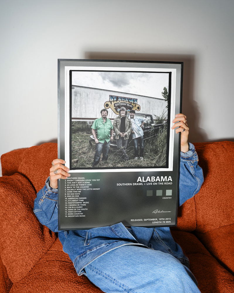 Music poster: Alabama - Southern Drawl Live on the Road