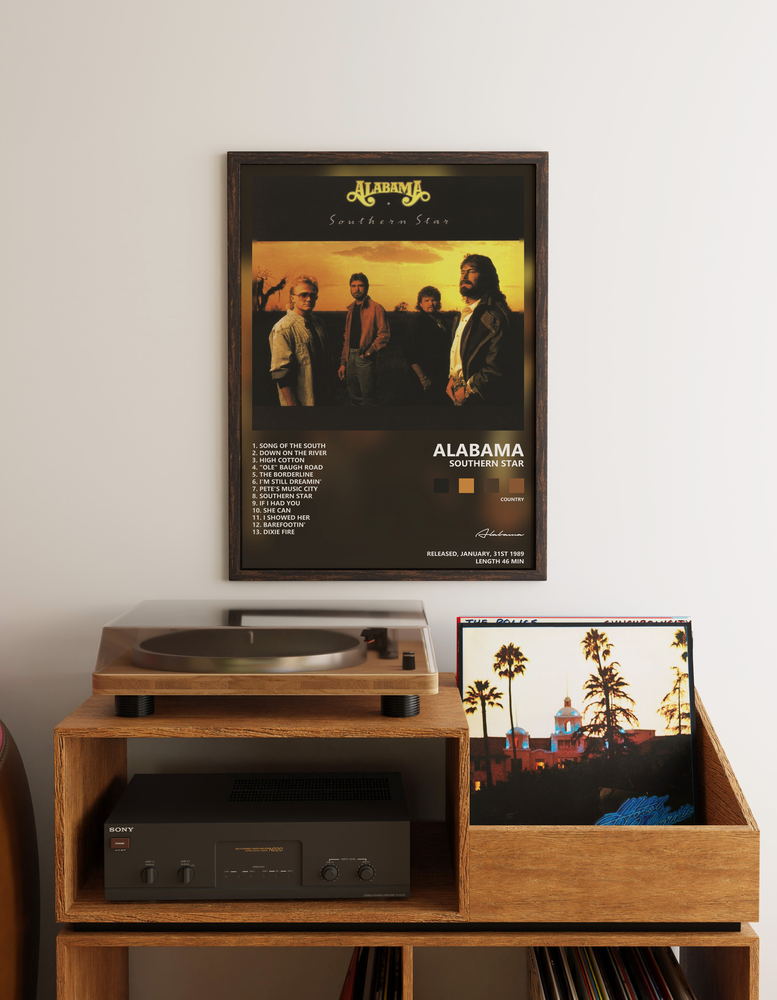 Music poster: Alabama - Southern Star