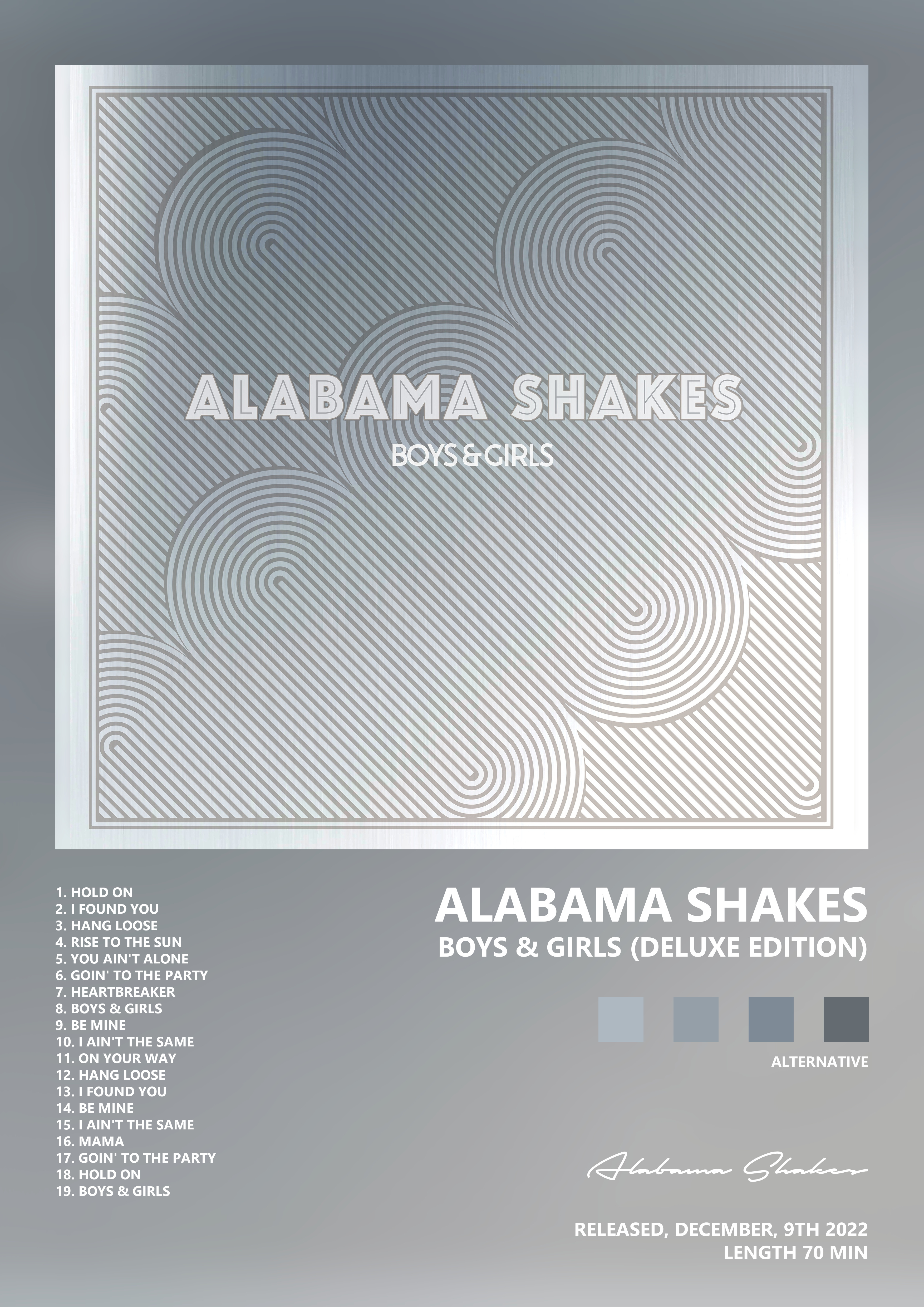 Music poster: Alabama Shakes - Boys Girls Deluxe Edition