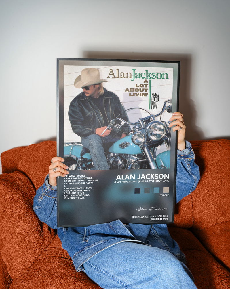 Music poster: Alan Jackson - A Lot About Livin And a Little Bout Love