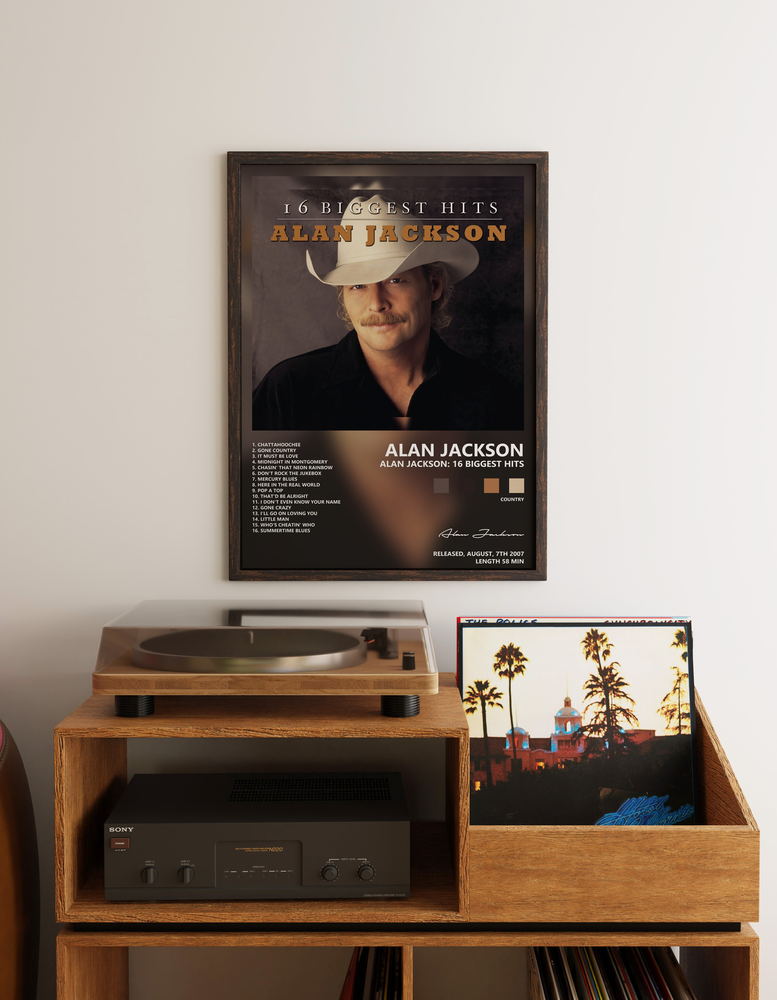 Music poster: Alan Jackson - Alan Jackson 16 Biggest Hits