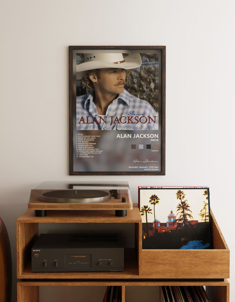 Music poster: Alan Jackson - Drive