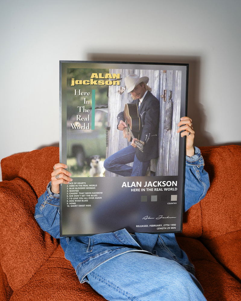 Music poster: Alan Jackson - Here In the Real World
