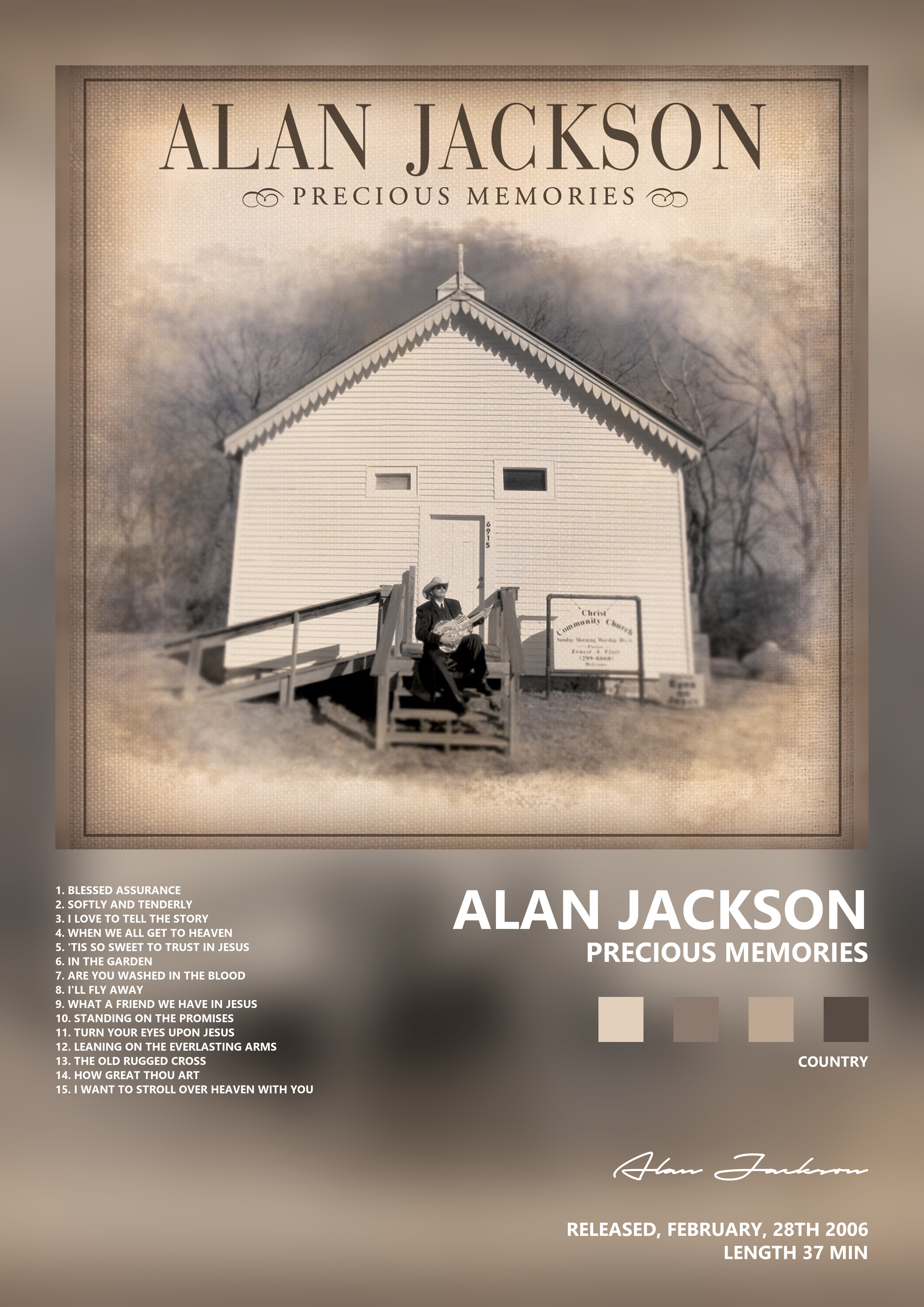 Music poster: Alan Jackson - Precious Memories