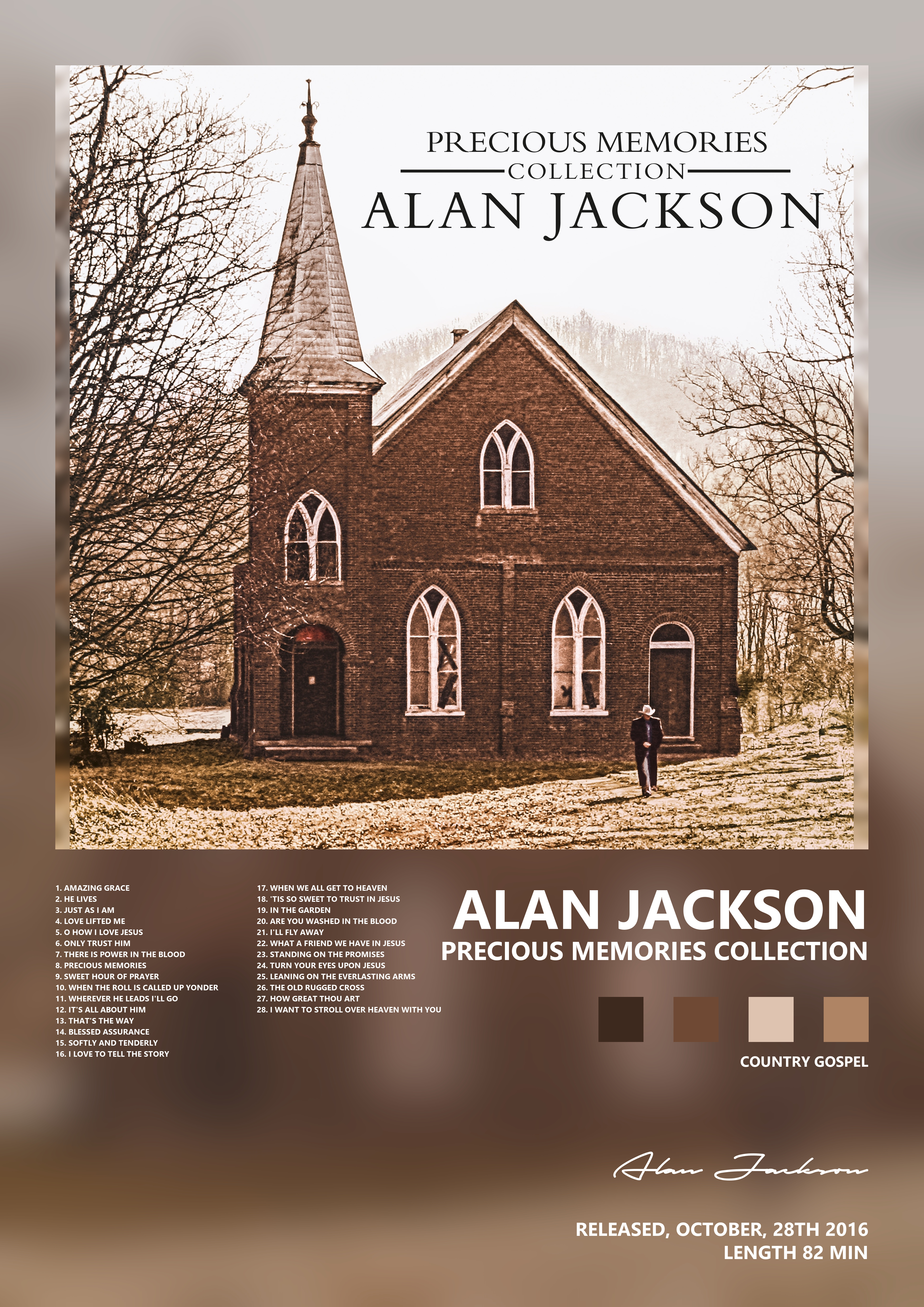 Music poster: Alan Jackson - Precious Memories Collection