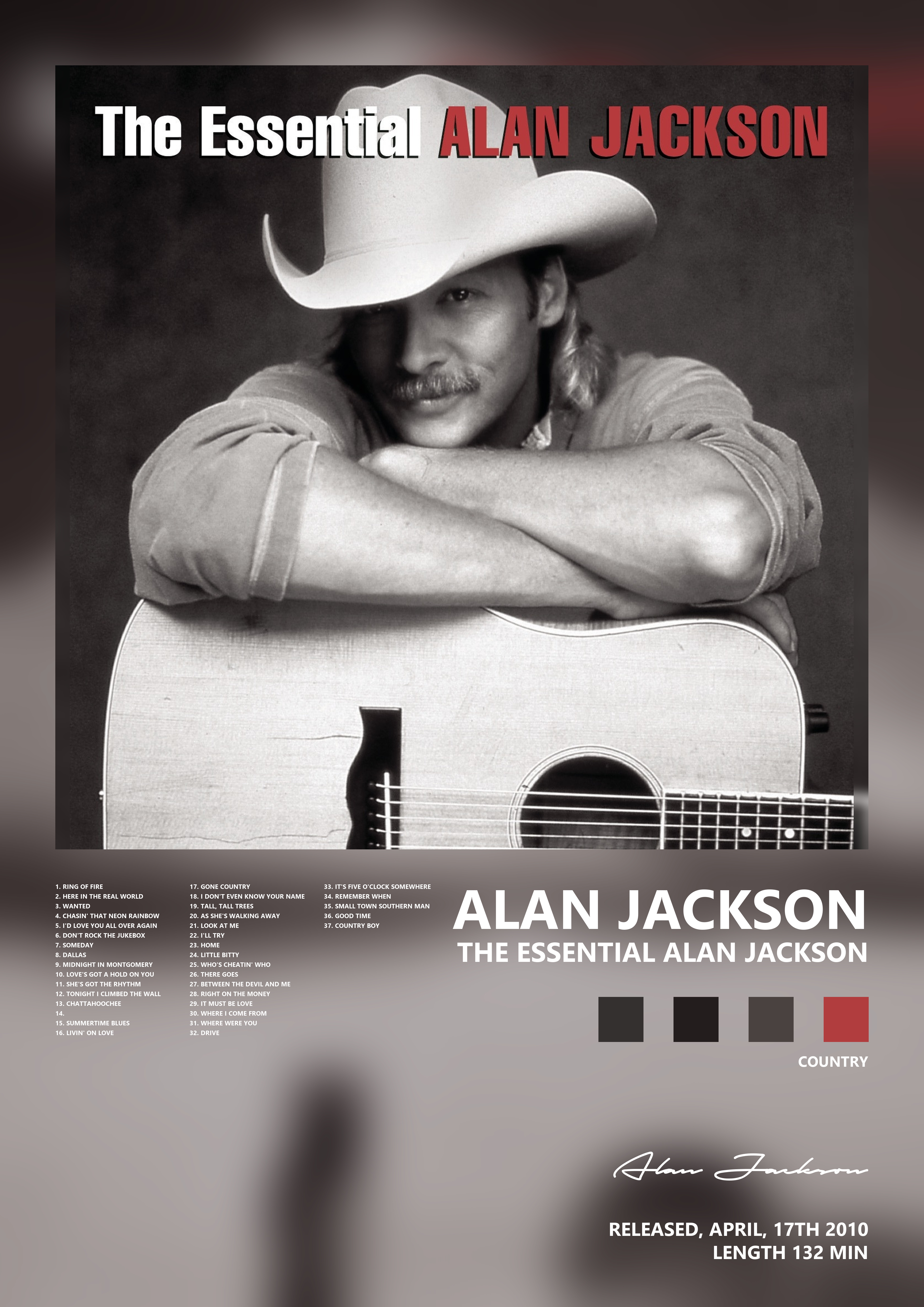 Music poster: Alan Jackson - The Essential Alan Jackson