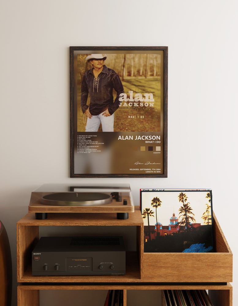Music poster: Alan Jackson - What I Do