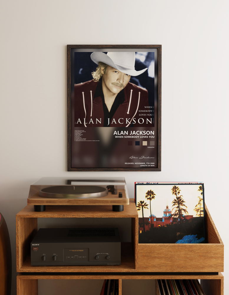 Music poster: Alan Jackson - When Somebody Loves You