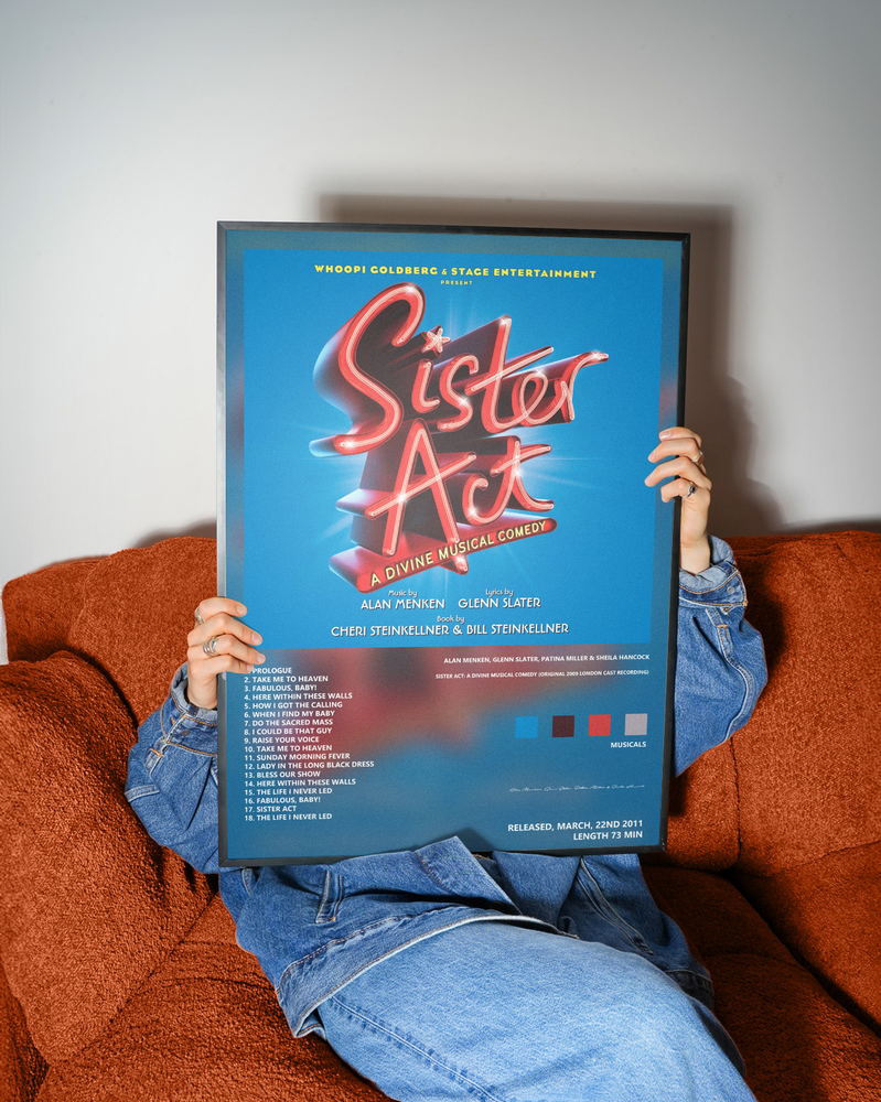 Music poster: Alan Menken Glenn Slater Patina Miller Sheila Hancock - Sister Act A Divine Musical Comedy Original 2009 London Cast Rec