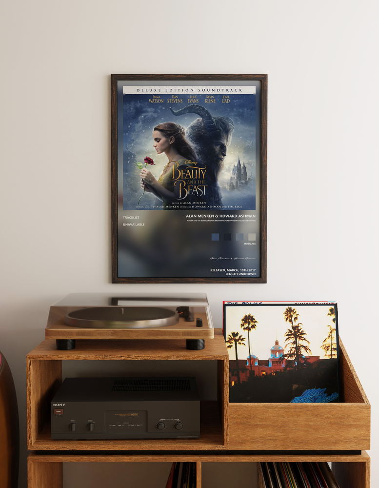 Music poster: Alan Menken Howard Ashman - Beauty and the Beast Original Motion Picture Soundtrack Deluxe Edition