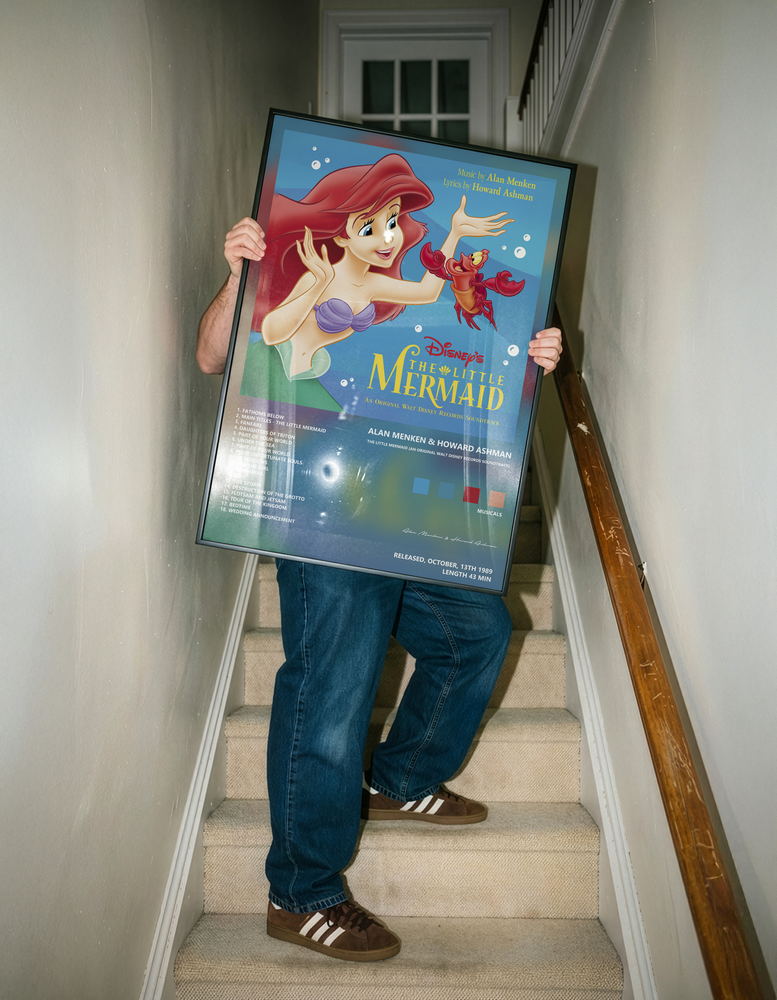 Music poster: Alan Menken Howard Ashman - The Little Mermaid An Original Walt Disney Records Soundtrack