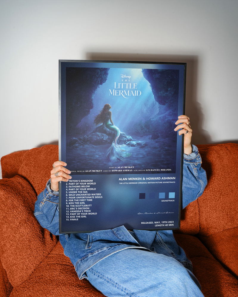 Music poster: Alan Menken Howard Ashman - The Little Mermaid Original Motion Picture Soundtrack